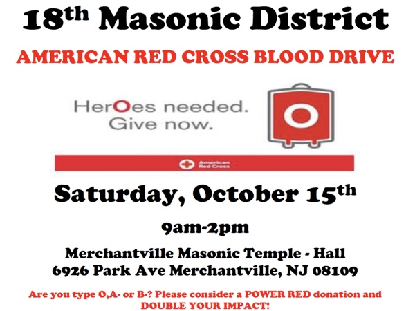 Masonic Blood Drive