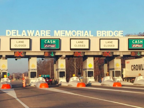 DE Bridge to Reopen Cash Lanes