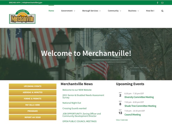 NEW Borough Website